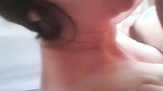 Four eyes granny suck dick and drink cum