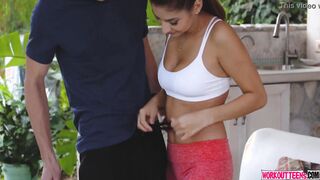 Nina North Gets Homemade Dick Workout Class