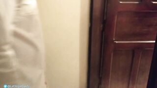 she asks her neighbors to help her with a plumbing