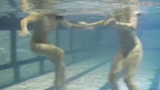 Underwater sexiest babes ever touching jugs