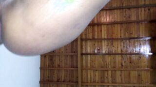 fucking with my BBC boy after taking a bath-tub, he