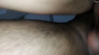 fucking with my BBC boy after taking a bath-tub, he