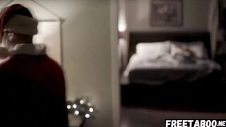 Creepy Santa Sneaky At His Ex-Boss House & Banged! His