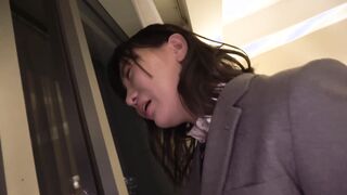 A adorable Japanese cunt with mouth with huge titted inside a swimming