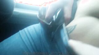 (Risky fellatio) We played on the bus and almost get