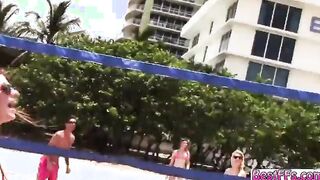 Freaky 18 year old nailed outdoors