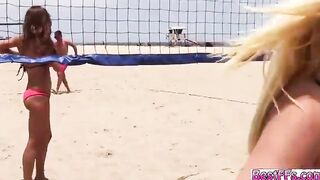 Freaky 18 year old nailed outdoors