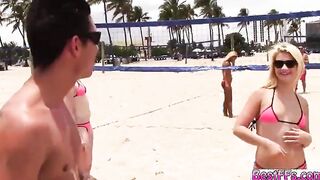 Freaky 18 year old nailed outdoors