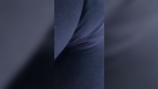 Cameltoe shorts (posing her cunt)