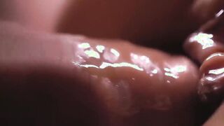 Filled the vagina with sperm and plowed her. Close up jizzed