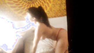 My long butt stepsister caught on cam