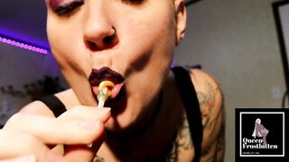 Sloppy Lollipop and drool JOI