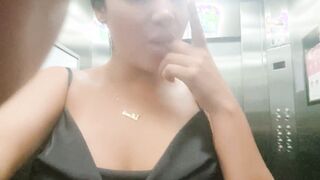 I was caught squirting into my hotel's elevator