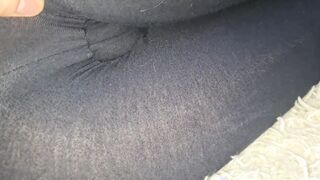 My babe tight pants from the back