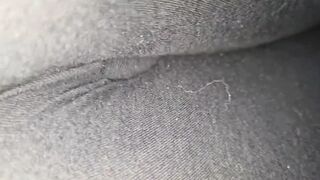 My babe tight pants from the back