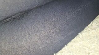 My babe tight pants from the back