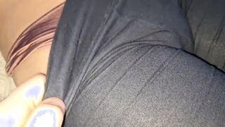 See me remove her tight cameltoe pants
