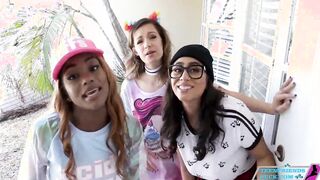 Evi Rei, Violet Myers, Avery Moon Inside Their Penis Controller