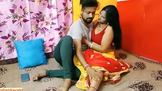 My punjab Hottie aunty hidden sex with her unmarried devor