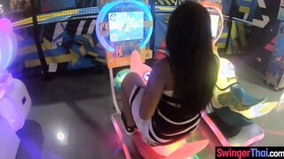 Cute amateur Thai teen vibrator fun