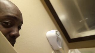 big black cock and hispanic restroom screwed