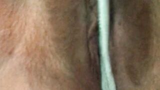 Electric Blue Heels, Bae Unshaved Twat – American Cougar Porn