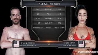 Andre Shakti Naked Wrestles Chad Diamond And Gets Nailed
