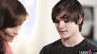Stepmom seeks comfort in stepsons arms