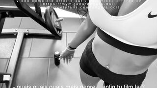 Angela Doll - Gym challenge: I accost a stranger to got fuck into the gym's toilet