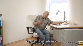 DADDY4K. Women has good sex with older man when her
