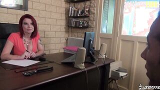 Big Boobed Interviewer Julie Valmont Wants To Make Sure She Hires The Right Dude For The Job - AMATEUREURO