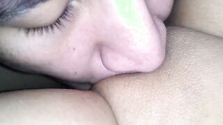 my twat gots eated hard by the cuckoldslave before goimg to plowed with my bbcs