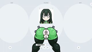 Fapwall [Rule 34 Animated game] adult Tsuyu Asui from my
