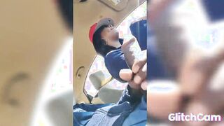 "Euros"Chilles parking lot hand job & no hands while driving