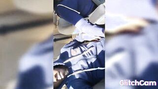"Euros"Chilles parking lot hand job & no hands while driving