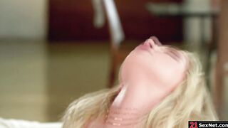 Two guys dp fucking big tits blonde babe