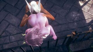 My Hero Academia Animated - Mina Ashido Cunnilingus and Boned