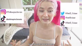 Slender teens reacting to Amateur Porn - Emma Fiore
