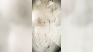 Arab Cougar Taking A Shower - steamy version