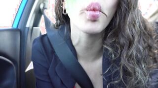 JOI UBER rides, Take my milk and cum into my mouth