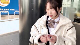 Japanese drooping eyes hoe gets plowed. Her hobby is swimming.