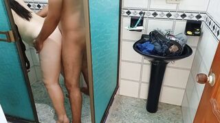 I Spy on My Step-Daughter into the Wc: while she