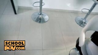 ItsPOV - Your beauty Italian tutor Rebecca Volpetti is turned on as banged!