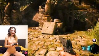 Fucking Myself Gaming & Orgasm Gagged to Finish - KinkEsports