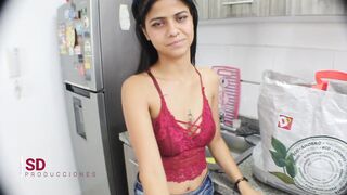 MY NEXT DOOR NEEDS SOMEONE TO HELP HER WITH HER MARKET