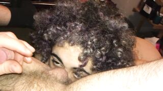 Submissive 19 year old blows my penis, licks my nuts, and rims my butt