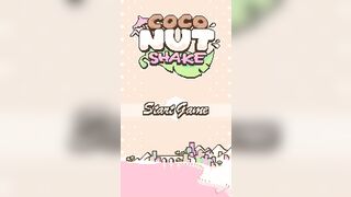 CocoNut Shake [Pixel Anime game] Long breast milking on the beach
