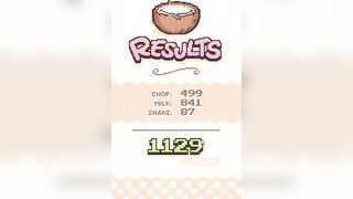 CocoNut Shake [Pixel Anime game] Long breast milking on the beach