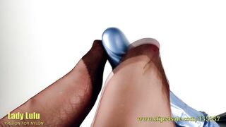Lady Lulu Nylon footjob fantasy