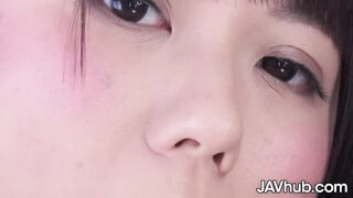 JAVHUB Mai Araki masturbates then riding a rough penis